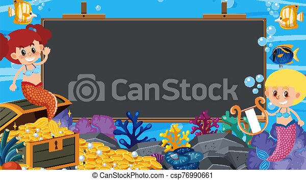 Detail Under The Sea Border Template Nomer 41