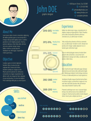 Detail Unique Curriculum Vitae Template Nomer 29