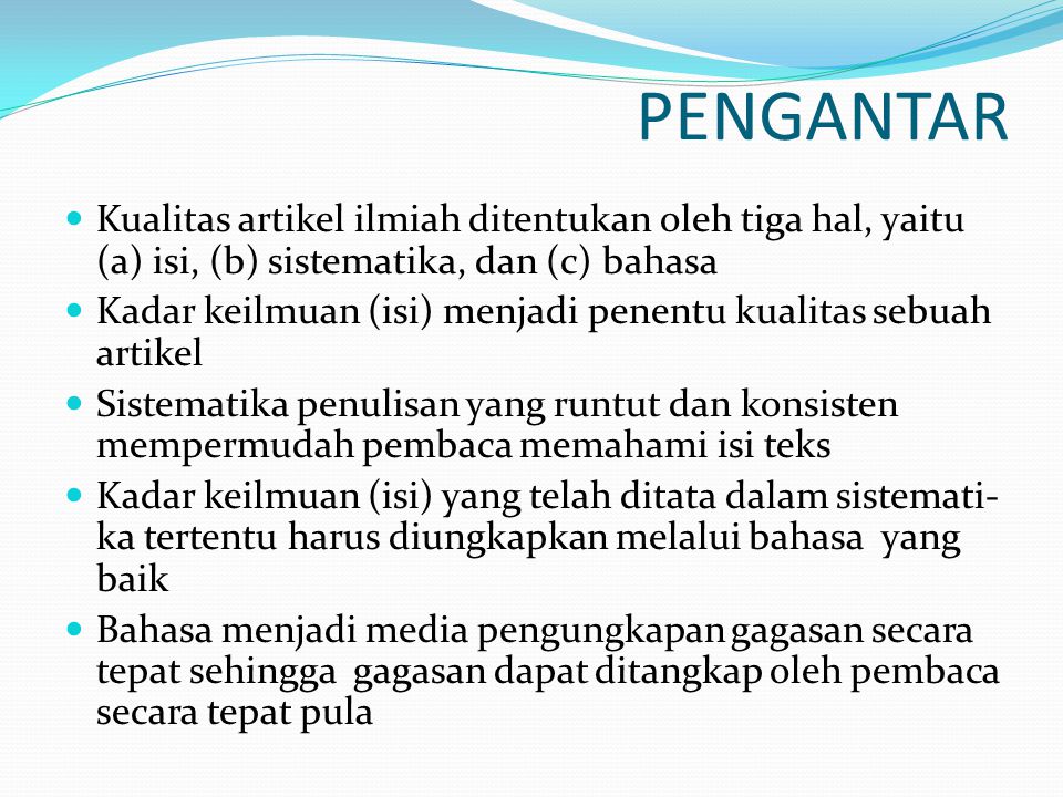 Detail Unsur Kebahasaan Artikel Dan Buku Ilmiah Nomer 23