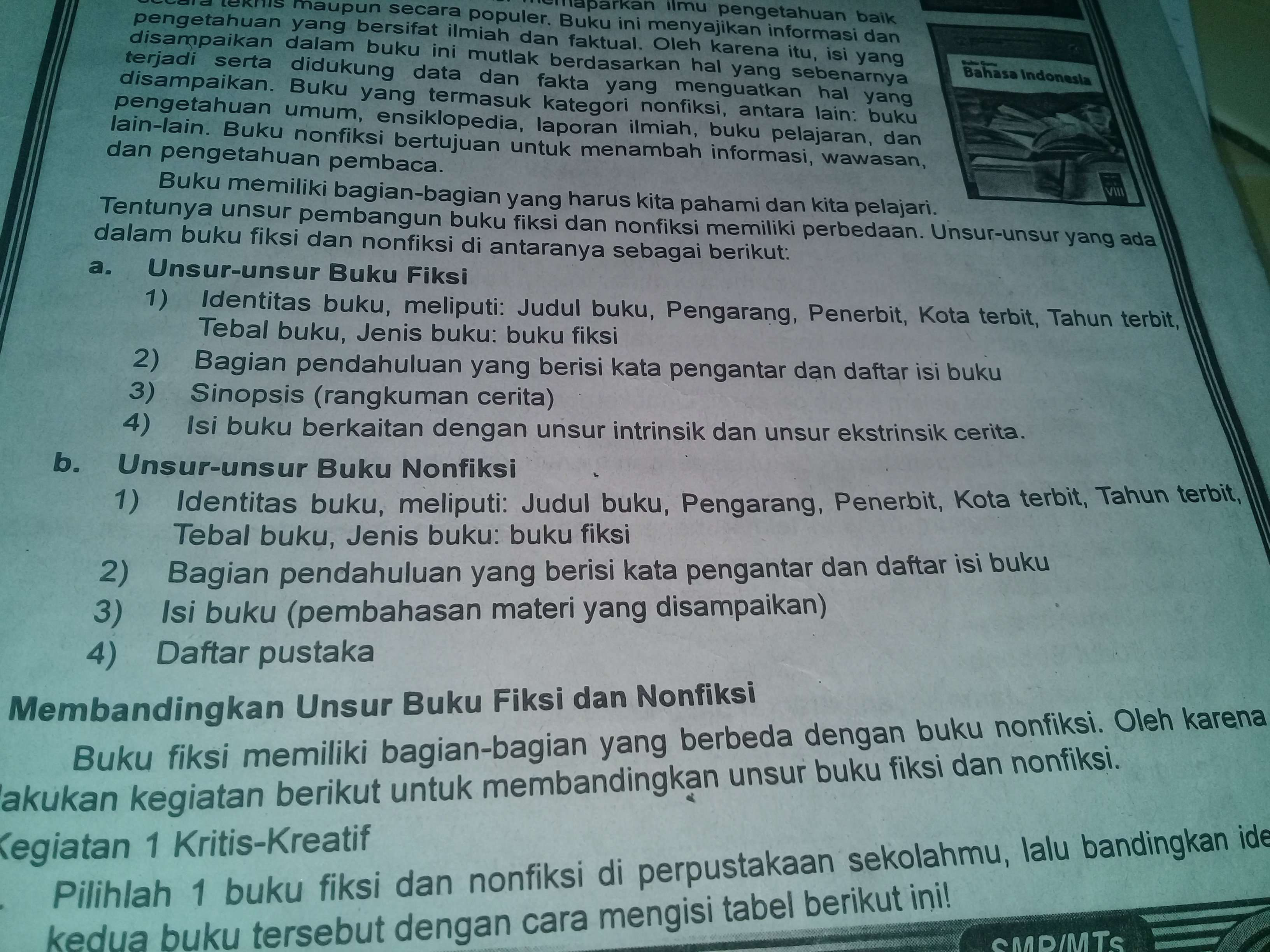 Detail Unsur Unsur Buku Nonfiksi Nomer 5