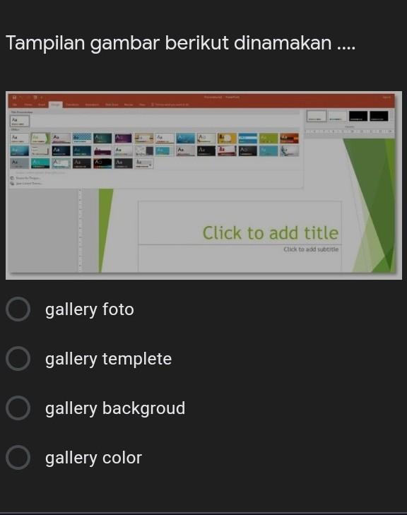 Untuk Mengatur Template Pada Power Point 2007 Maka Pilih 50 Koleksi Untuk Mengatur Template Pada Power Point 2007 Maka Pilih 50 Koleksi