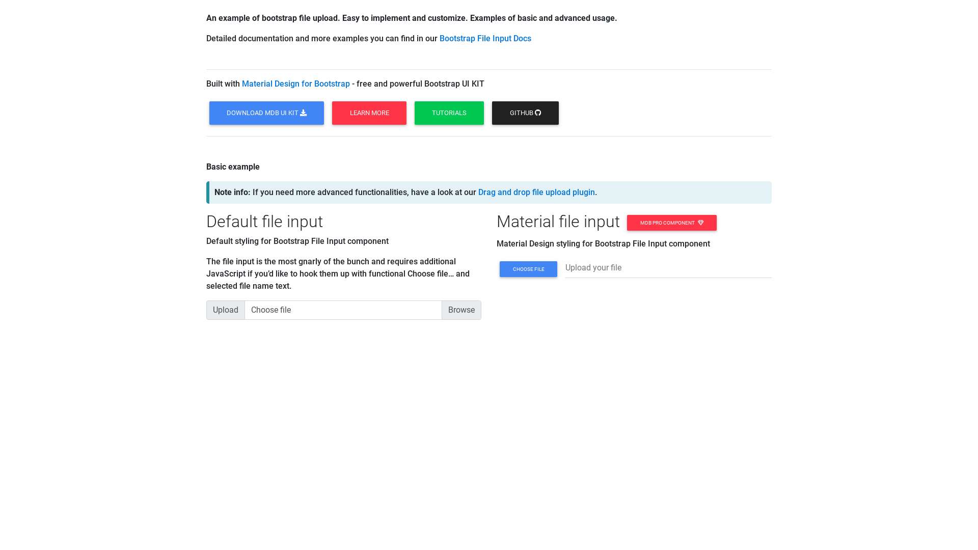 Detail Upload Bootstrap Template Nomer 17