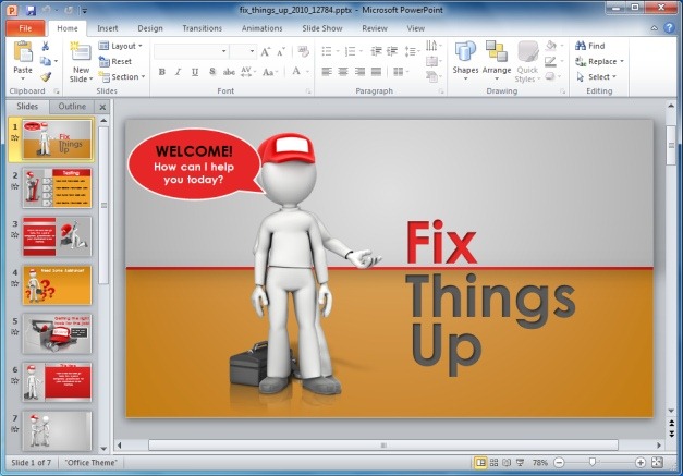 Detail Uq Powerpoint Template Nomer 41