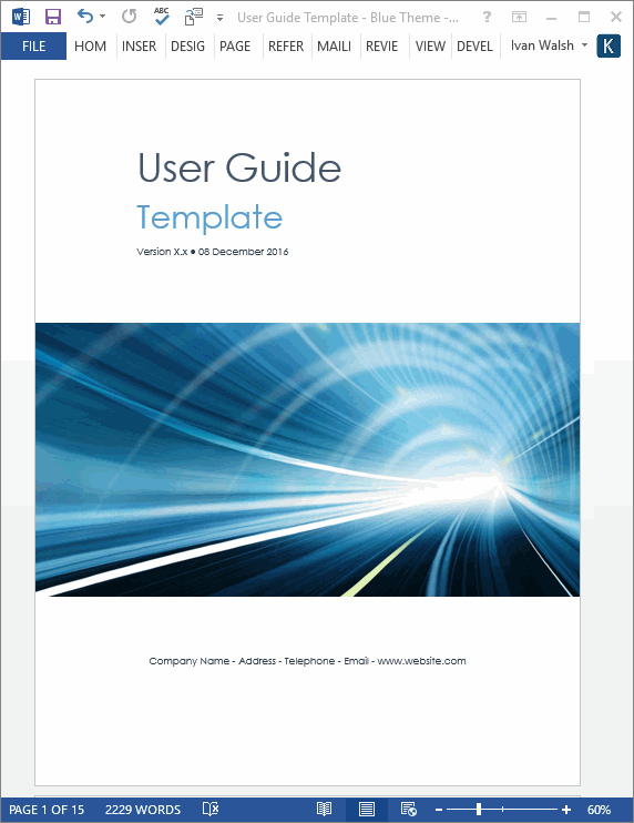 Detail User Guide Manual Template Nomer 6