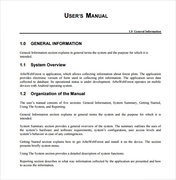 Detail User Guide Manual Template Nomer 8