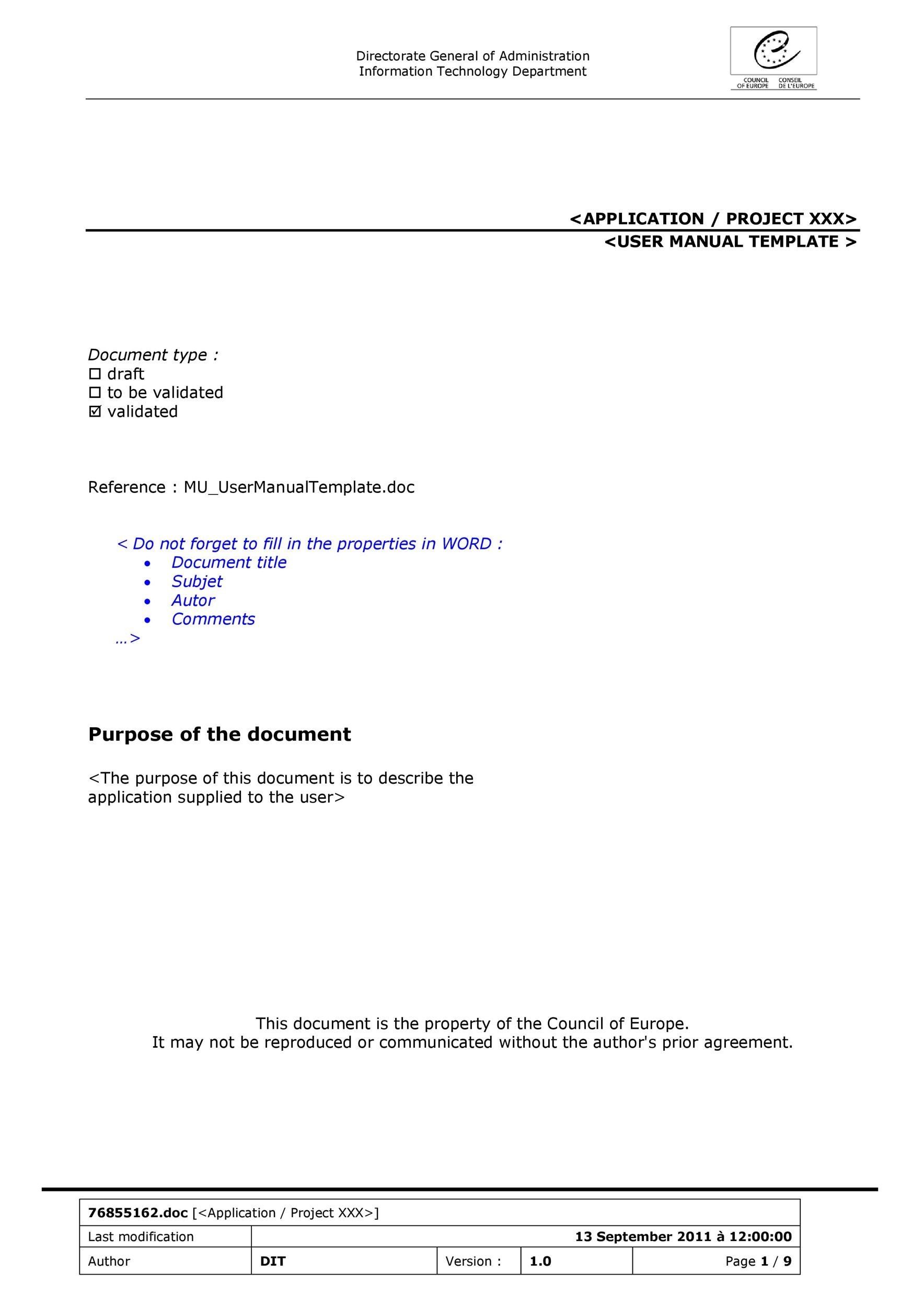 Detail User Guide Template Free Download Nomer 4
