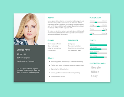 Detail User Persona Template Nomer 33