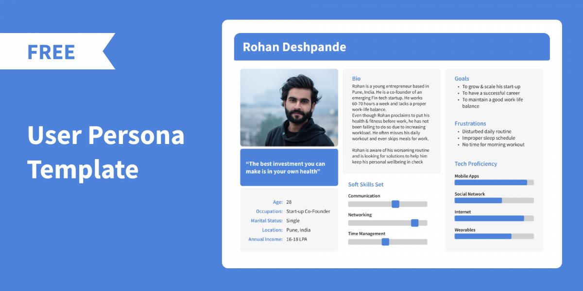 Detail User Persona Template Nomer 45