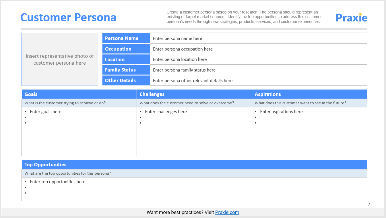 Detail User Persona Template Nomer 48