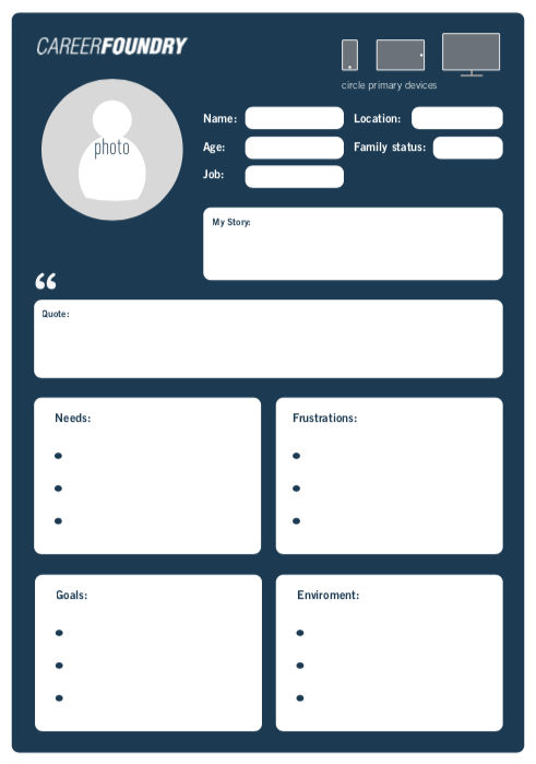 Detail User Persona Template Nomer 49