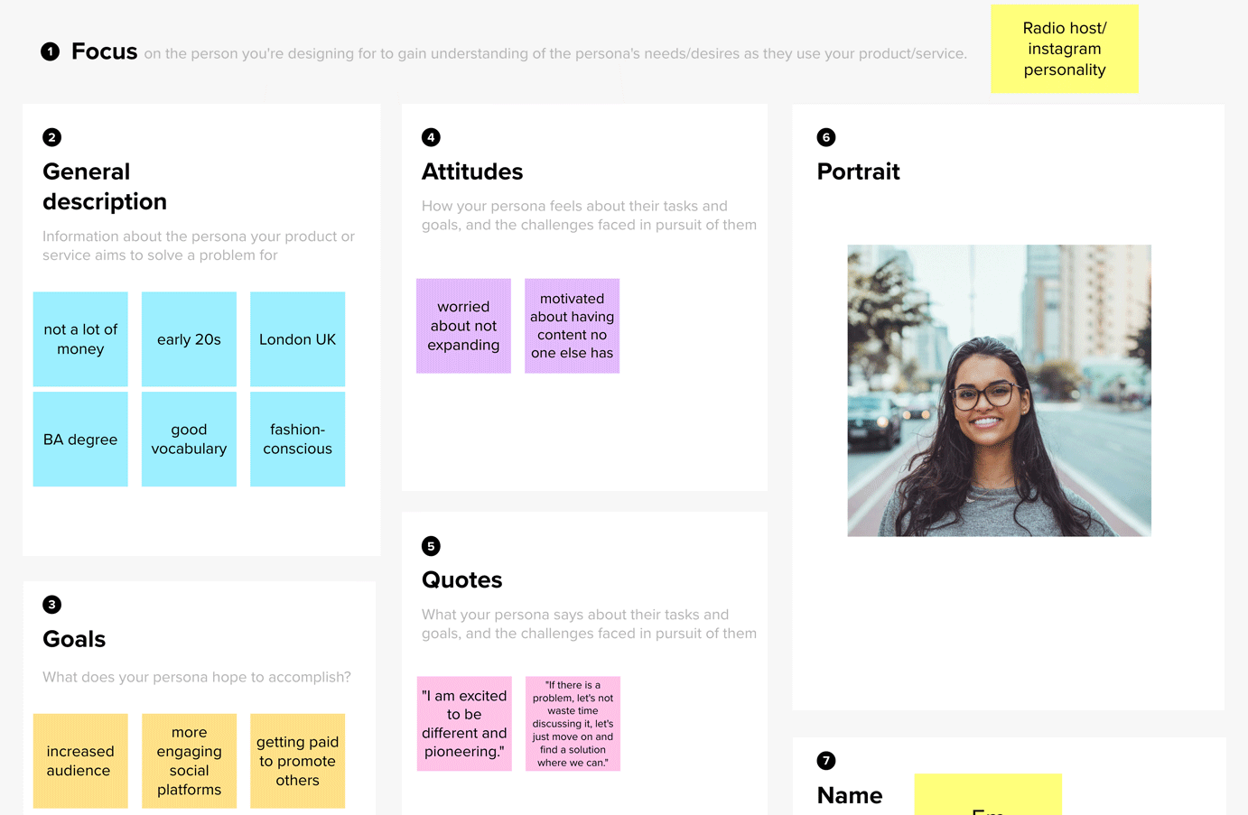 Detail User Persona Template Word Nomer 21