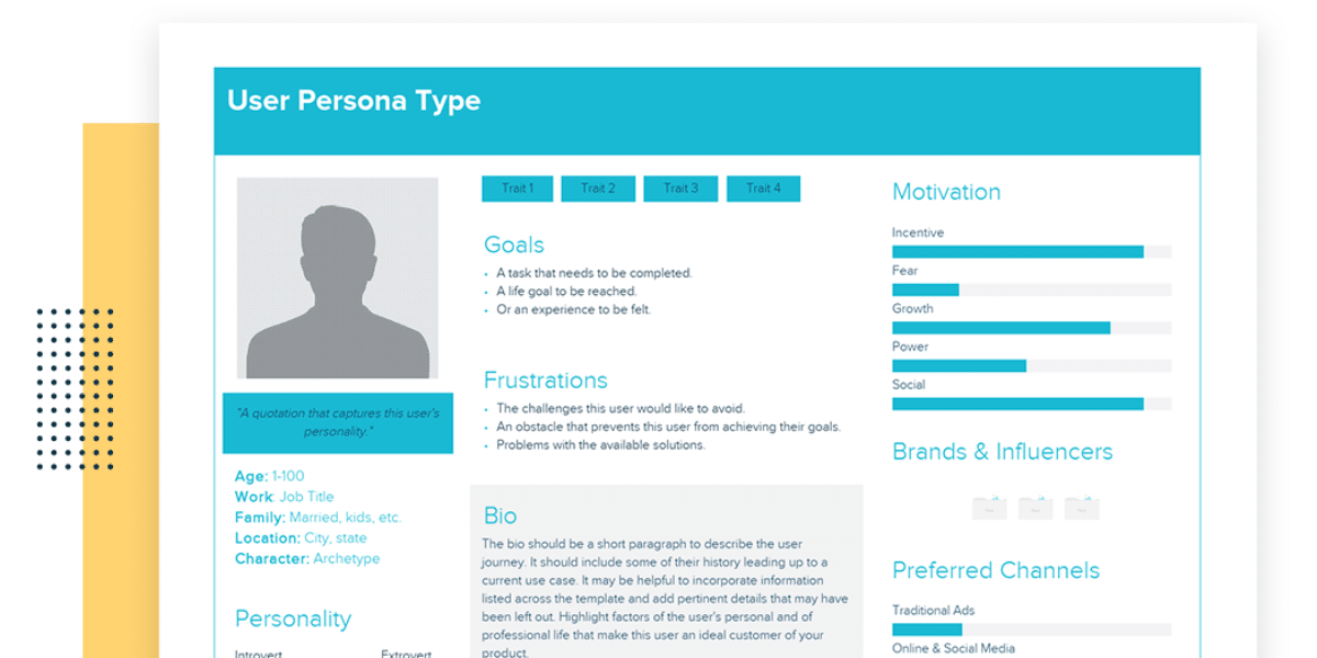 Detail User Persona Template Word Nomer 27