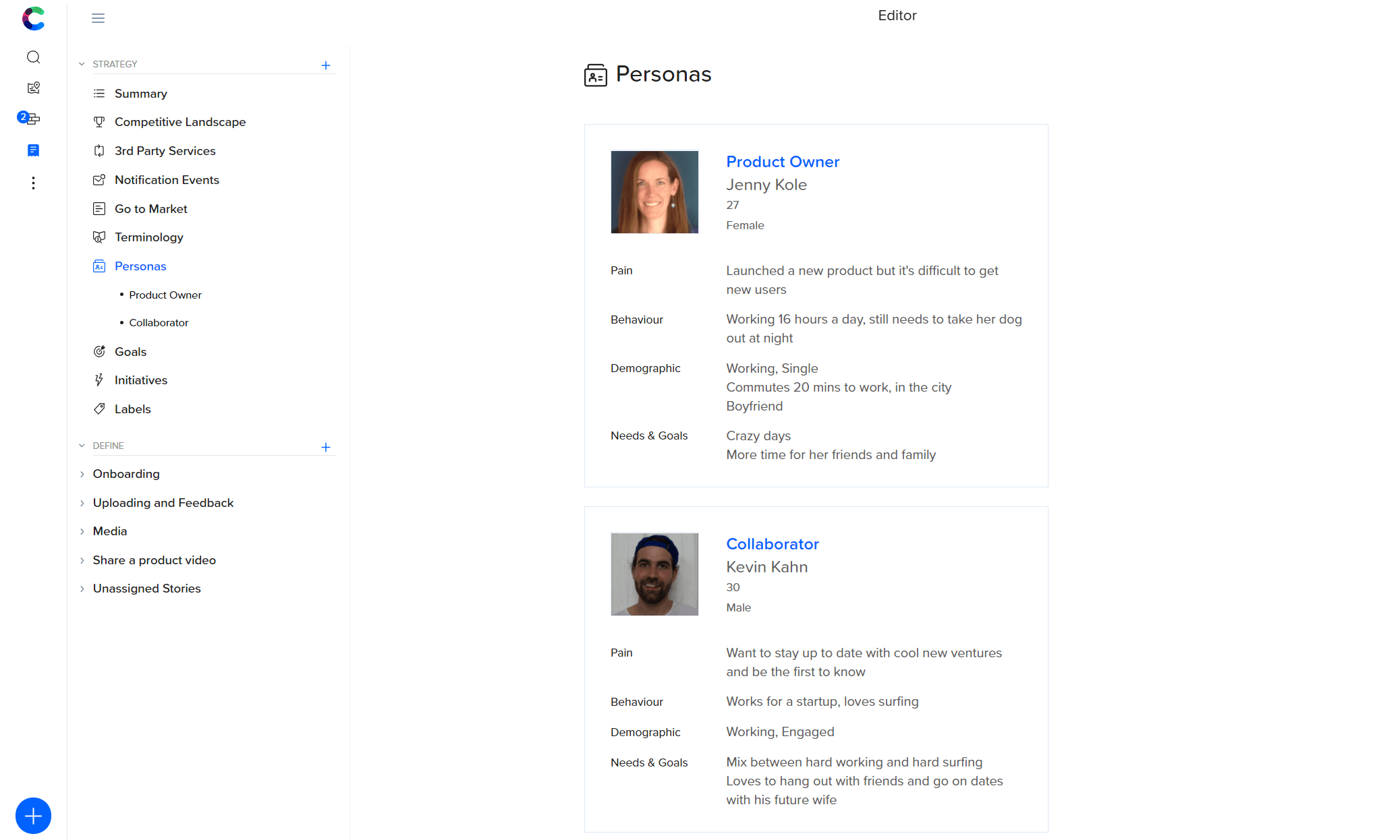 Detail User Persona Template Word Nomer 4