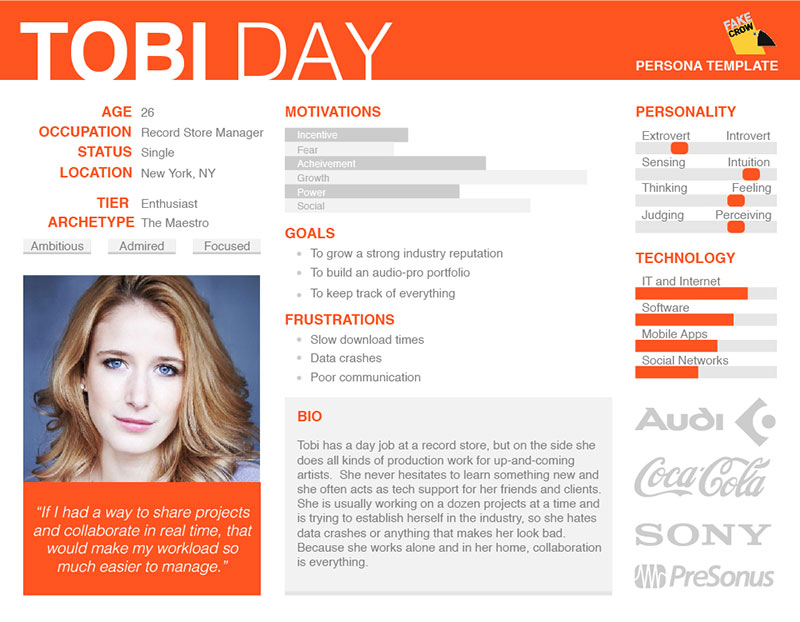Detail User Persona Template Word Nomer 39