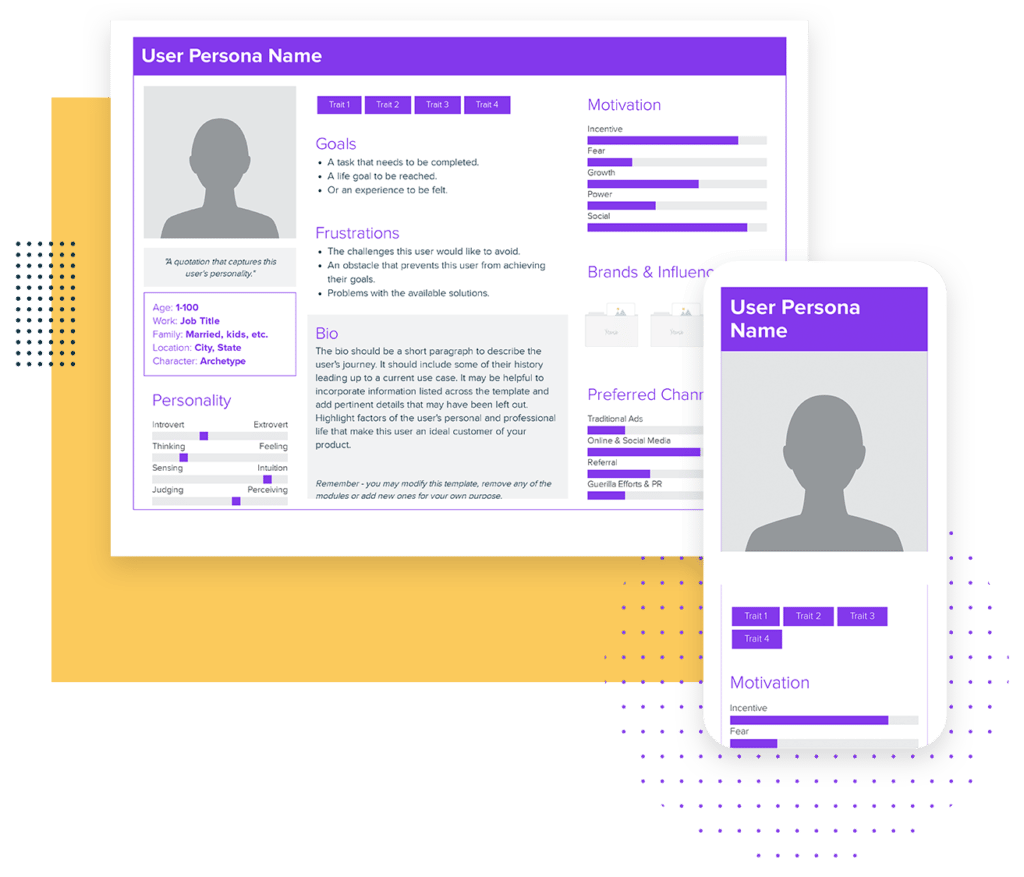 Detail User Persona Template Word Nomer 47