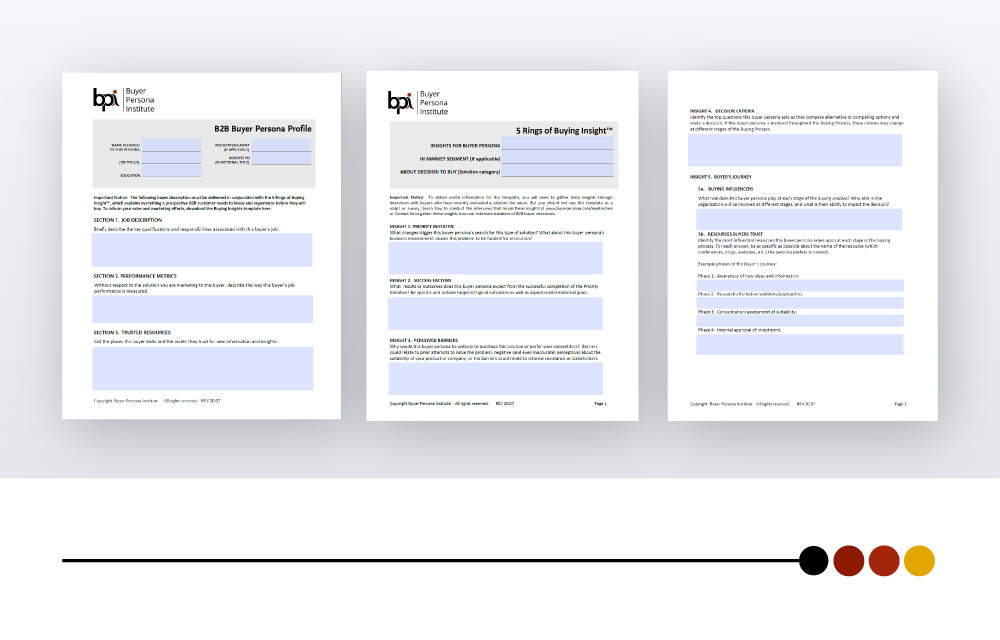 Detail User Persona Template Word Nomer 55