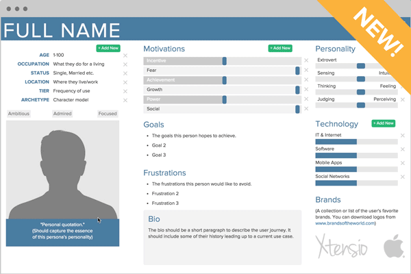 Detail User Persona Template Word Nomer 8
