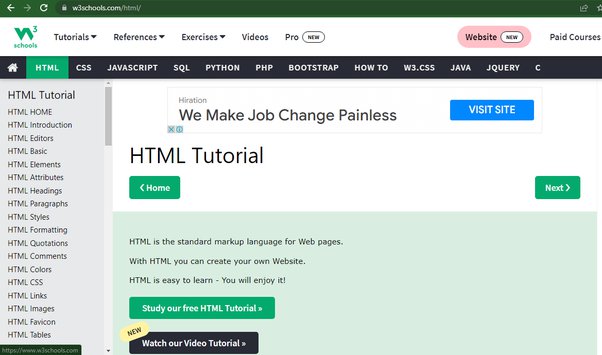 Detail User Profile Page Html Template W3schools Nomer 32