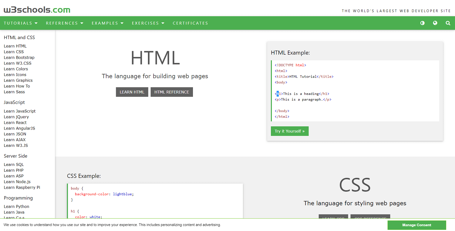 Detail User Profile Page Html Template W3schools Nomer 42