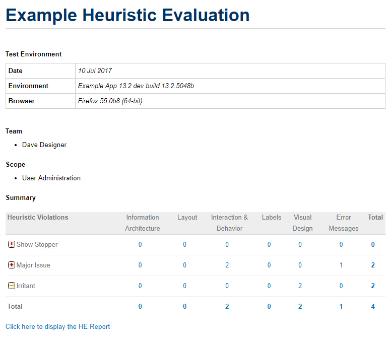 Detail Ux Heuristic Evaluation Template Nomer 15