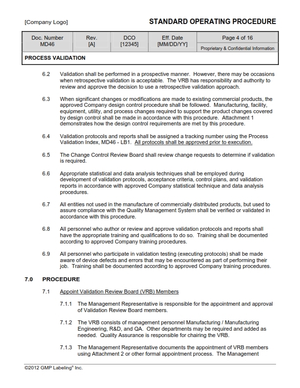 Detail Validation Protocol Template Nomer 10
