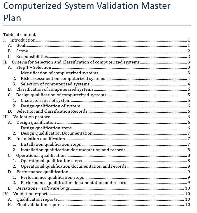 Detail Validation Protocol Template Nomer 43