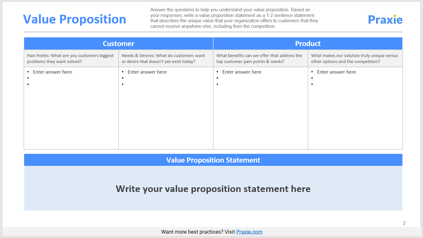 Detail Value Proposition Template Nomer 11