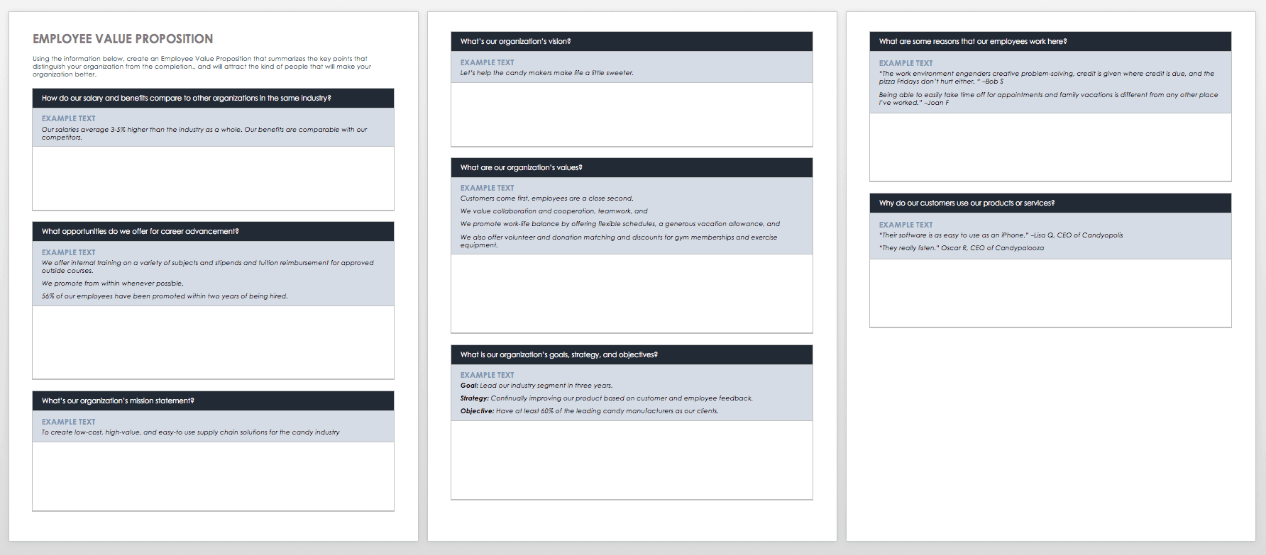 Detail Value Proposition Template Doc Nomer 33