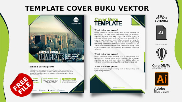 Detail Vector Cover Buku Nomer 44