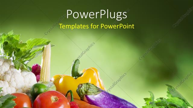 Detail Vegetable Powerpoint Template Nomer 30