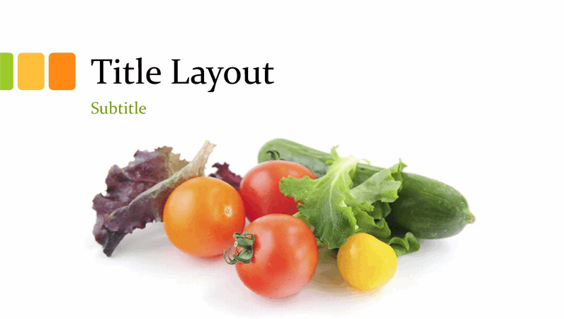 Detail Vegetable Powerpoint Template Nomer 35