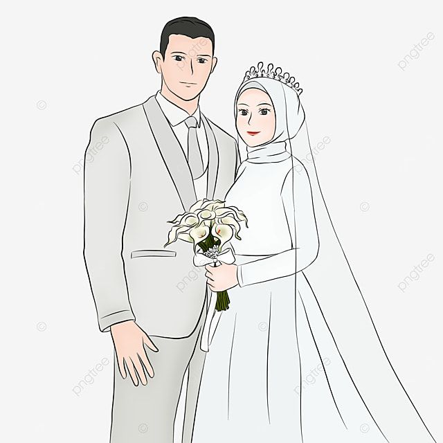 Detail Vektor Kartun Pengantin Nomer 22