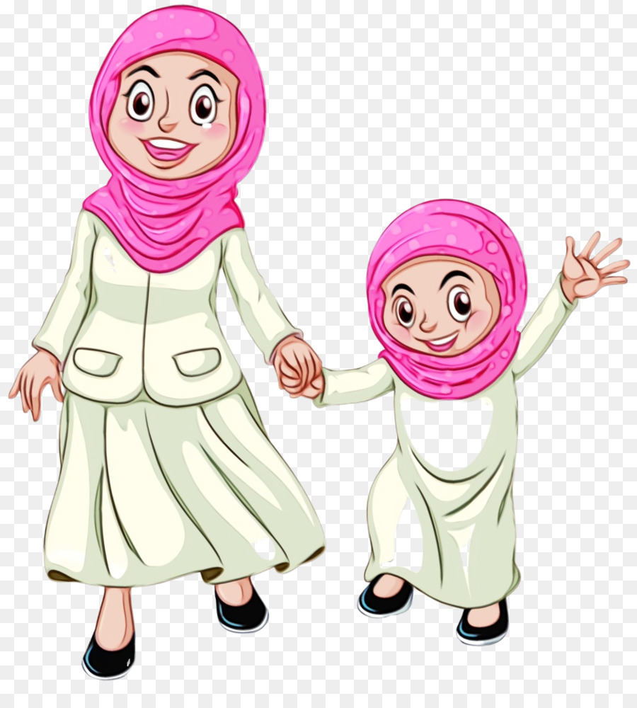 Detail Vektor Kartun Pengantin Muslimah Png Nomer 31