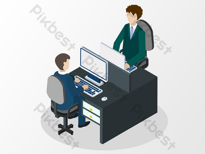 Detail Vektor Orang Kantor Nomer 5