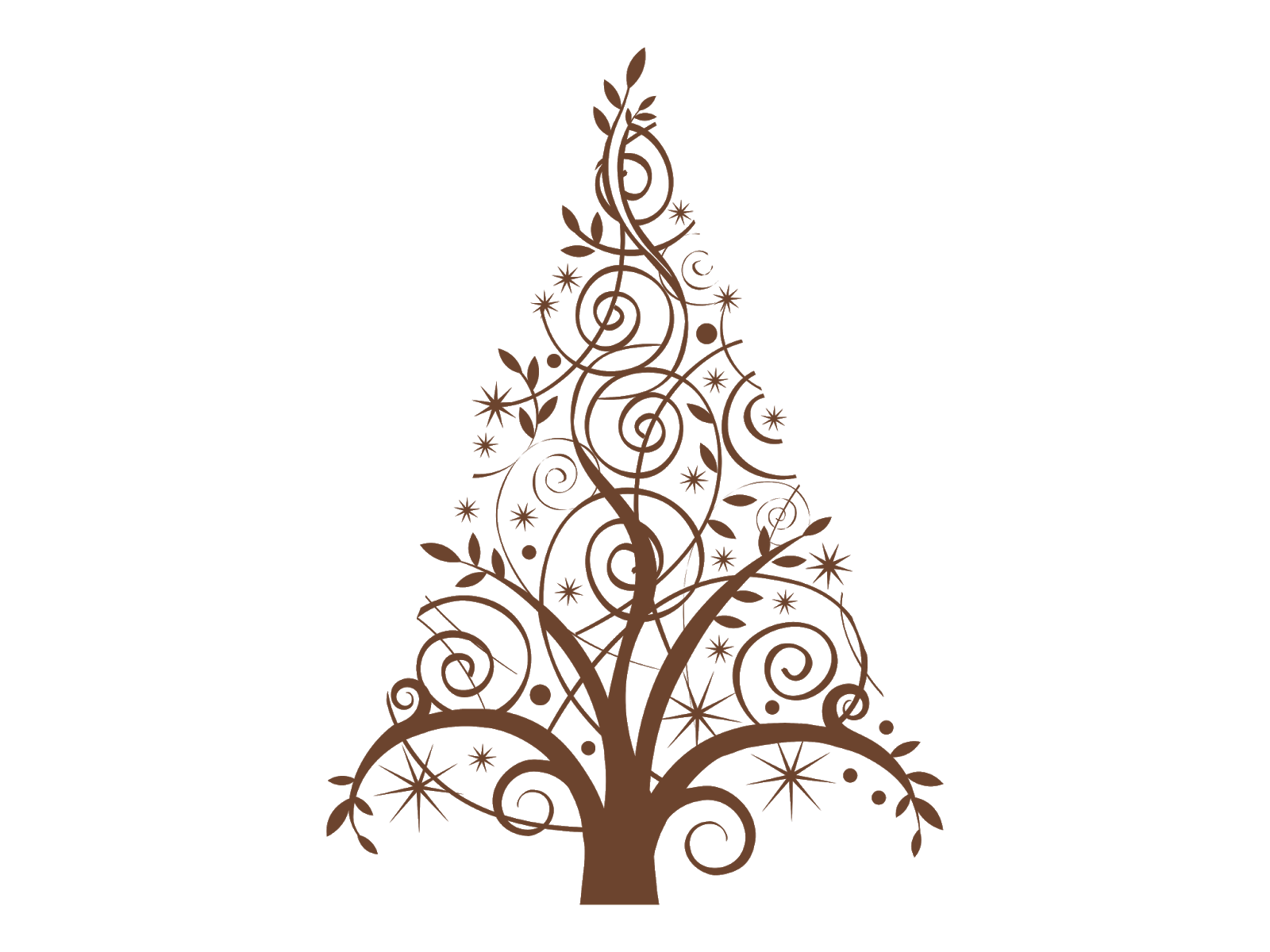 Detail Vektor Pohon Natal Nomer 10