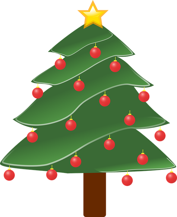 Detail Vektor Pohon Natal Nomer 13