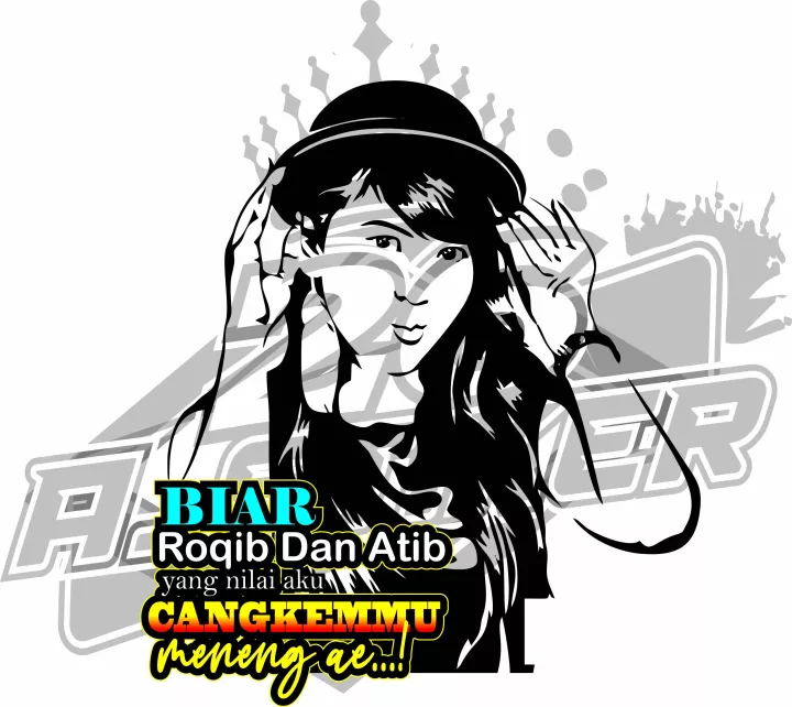 Detail Vektor Stiker Nomer 12