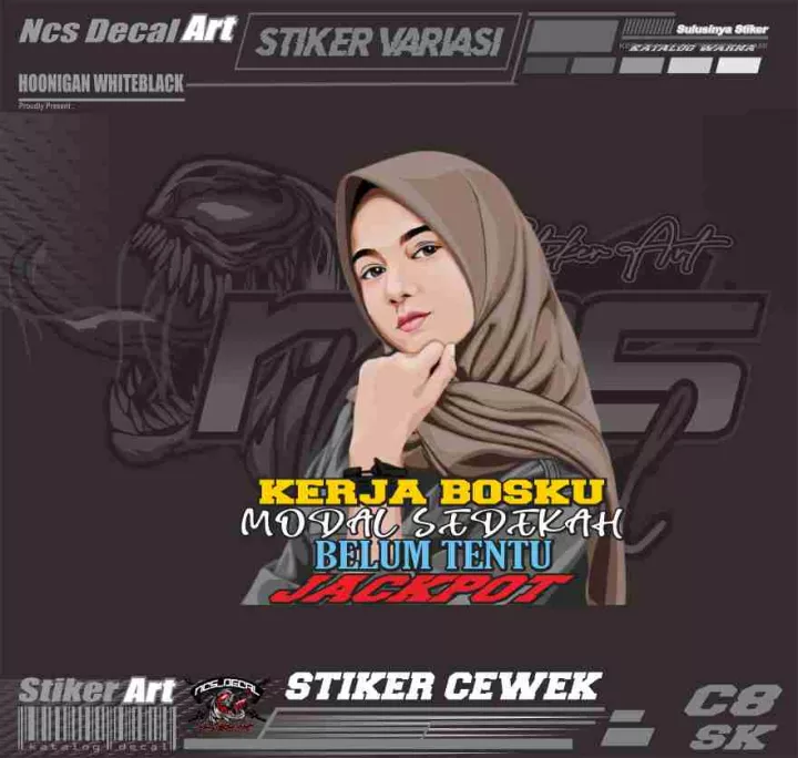 Detail Vektor Stiker Nomer 42