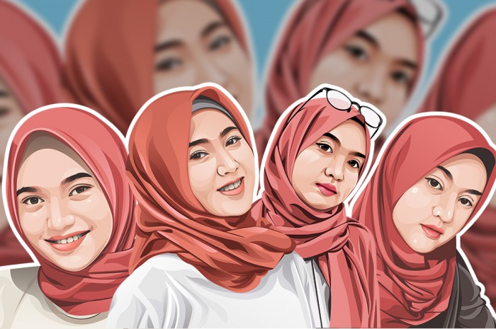 Detail Vektor Wajah Wanita Nomer 33