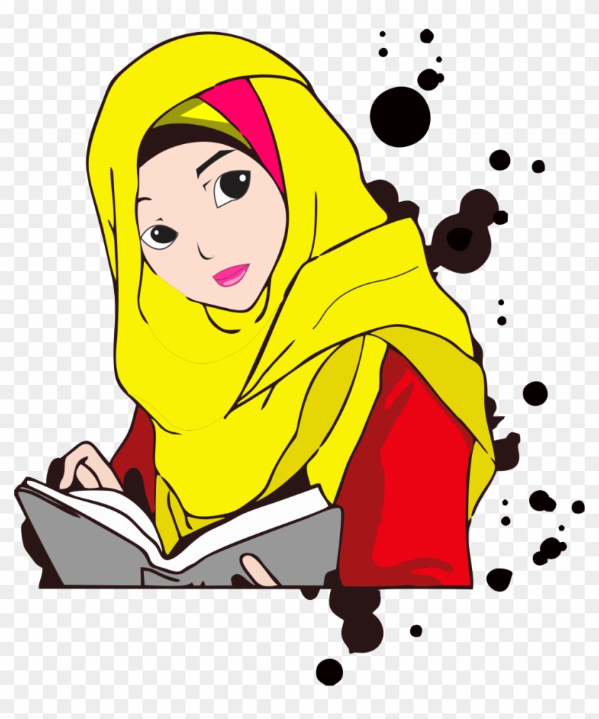 Detail Vektor Wanita Berhijab Png Nomer 2