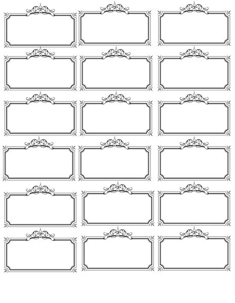 Detail Vintage Name Tags Template Nomer 15