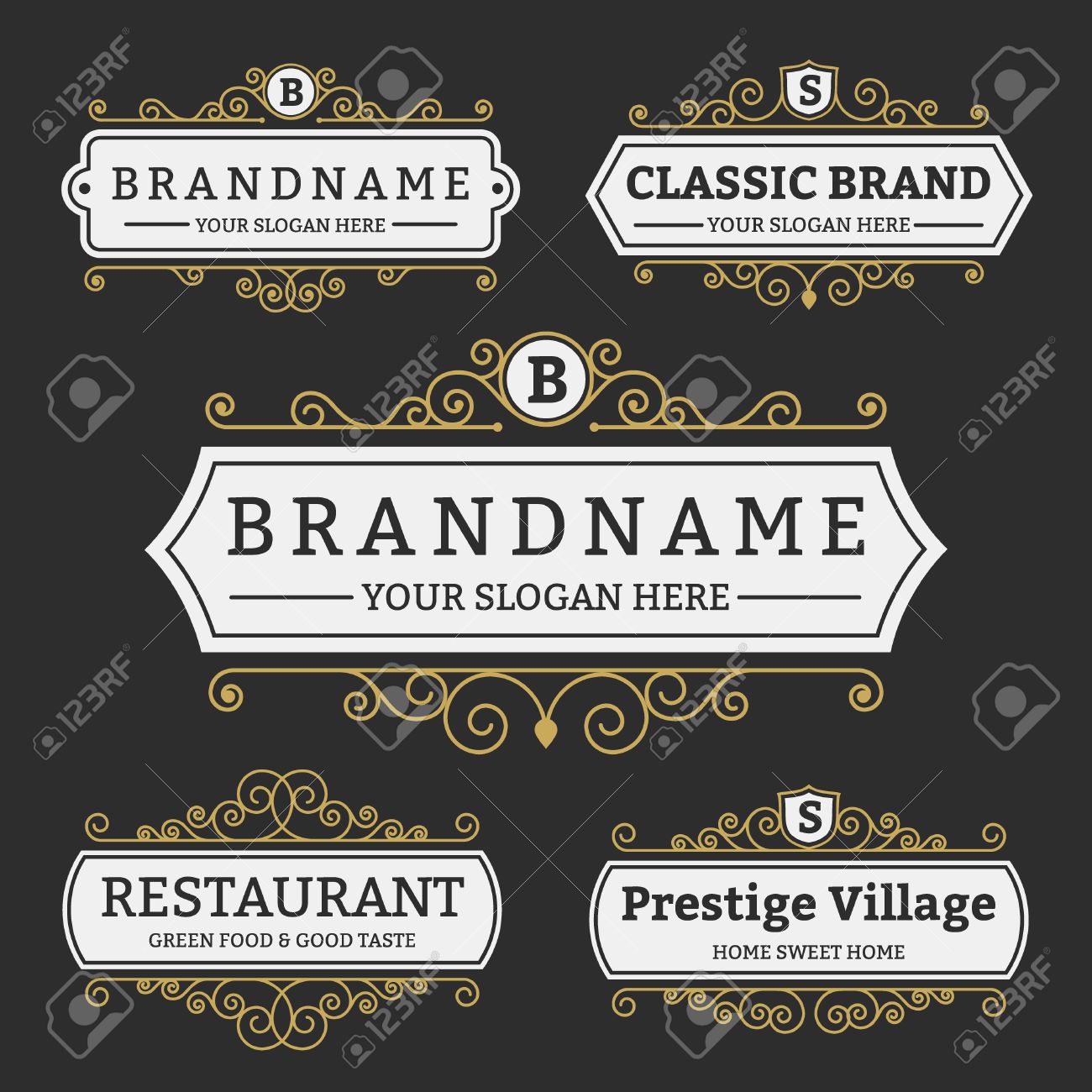 Detail Vintage Name Tags Template Nomer 42