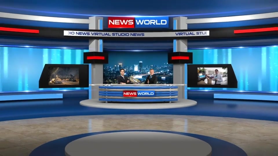 Detail Virtual Studio Tv Set After Effects Template Free Download Nomer 20