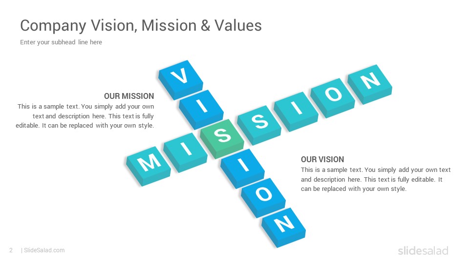 Detail Vision Powerpoint Template Free Nomer 30