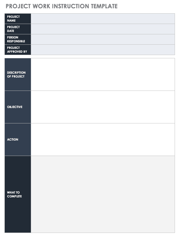 Detail Visual Work Instruction Template Nomer 20