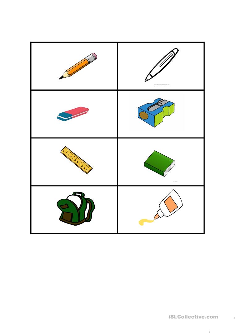 Detail Vocabulary Memory Game Template Nomer 12