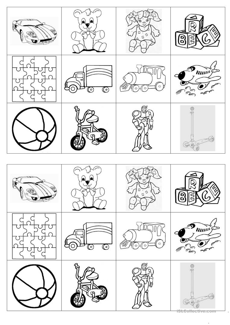 Detail Vocabulary Memory Game Template Nomer 15