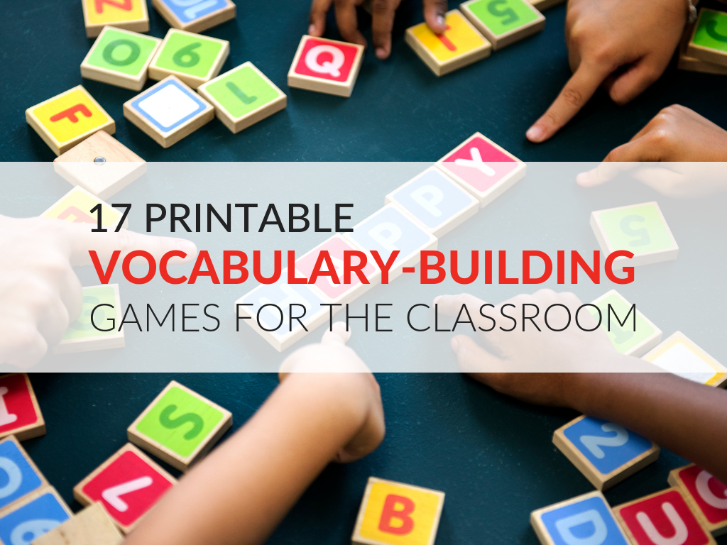 Detail Vocabulary Memory Game Template Nomer 20