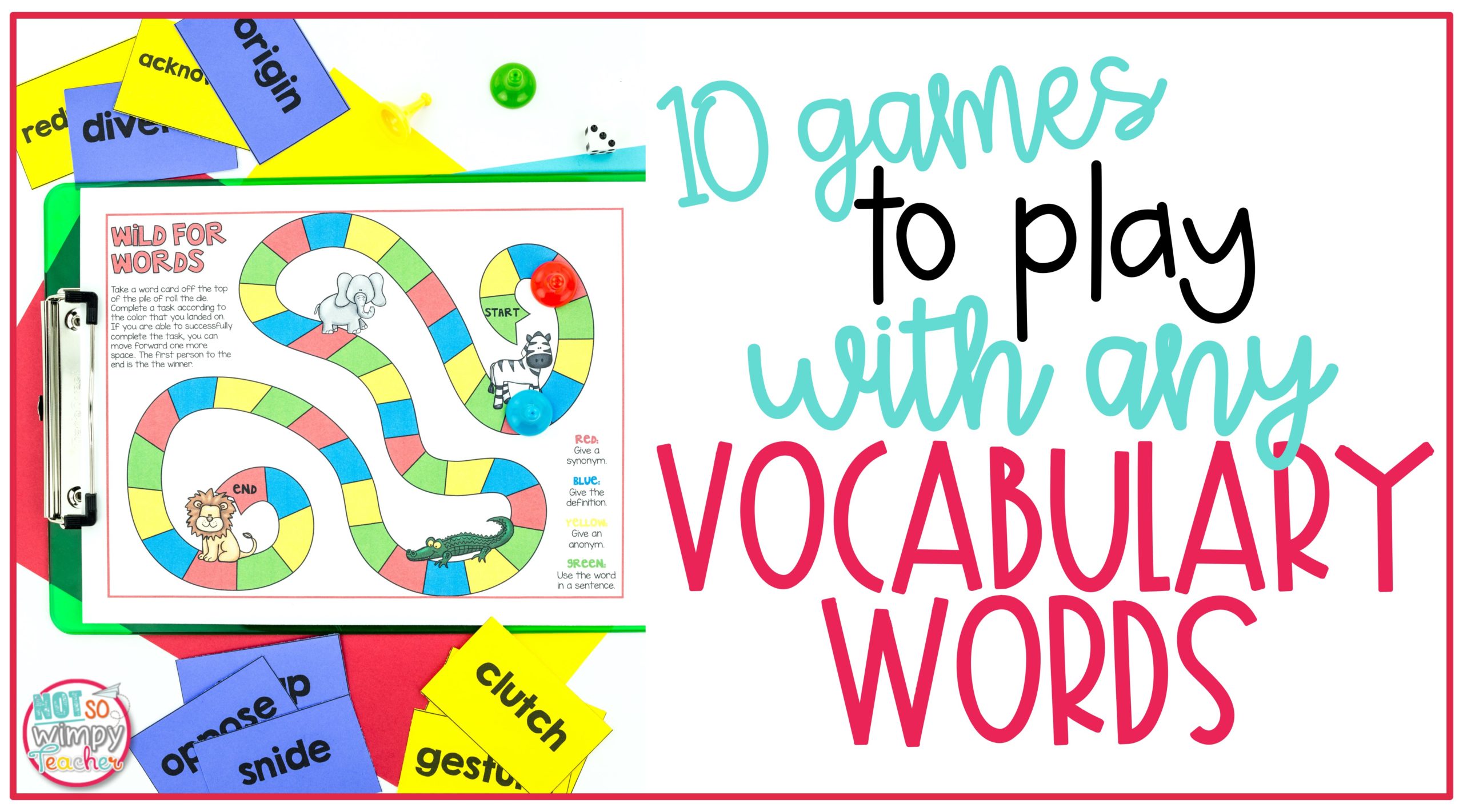 Detail Vocabulary Memory Game Template Nomer 28