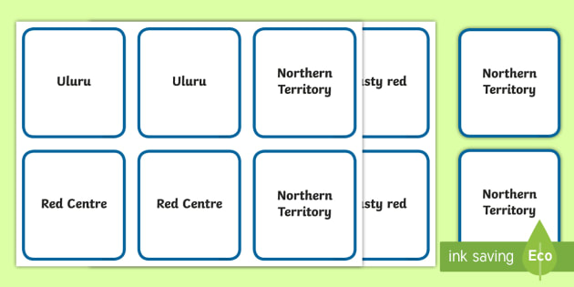 Detail Vocabulary Memory Game Template Nomer 29